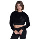 Target Γυναικεία μπλούζα Crewneck Crop Top Velour Fuel